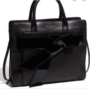 Black Kate Spade Bow Valley Rosa Bag
